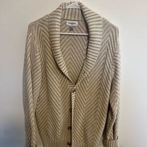 Goodfellow & Co Tan Chevron Cardigan